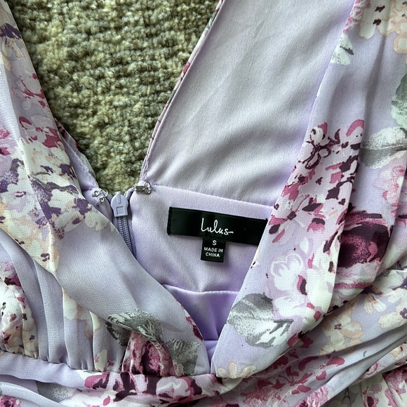 Lulus Lavender Floral Print Maxi Dress - Picture 5 of 5